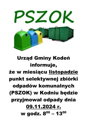 Miniaturka artykułu Informacja PSZOK