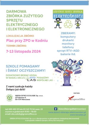 Miniaturka artykułu WSZYSTKIE DZIECI ZBIERAJĄ ELEKTROŚMIECI